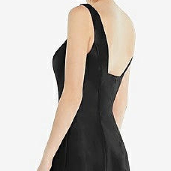 ALFRED SUNG NWT SLEEVELESS SQUARE-NECK PRINCESS LINE GOWN WITH POCKETS IN BLACK - Picture 5 of 11